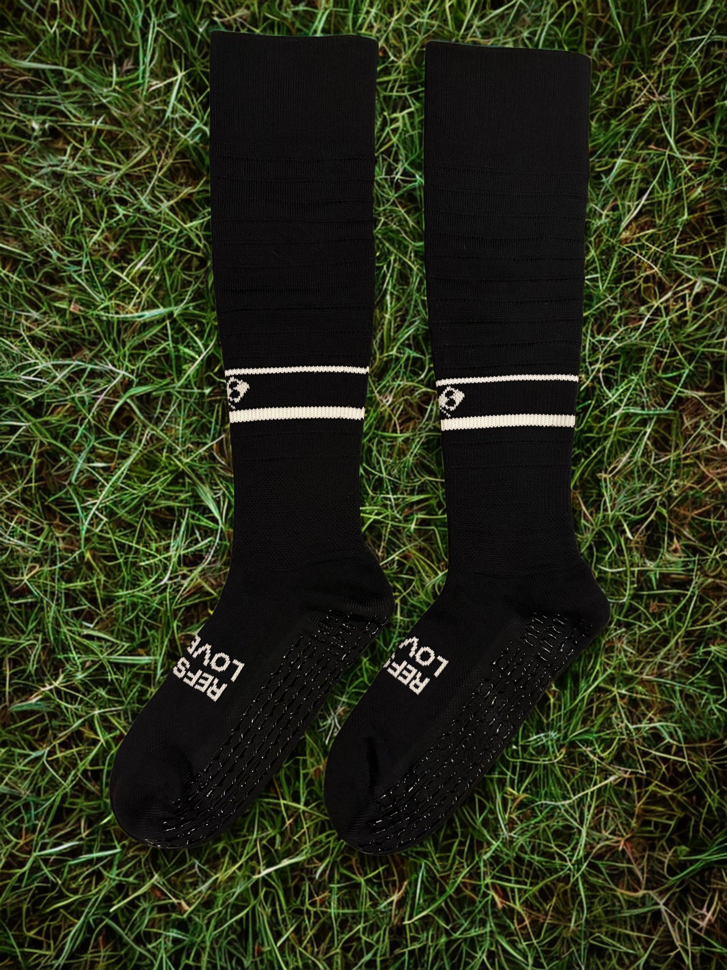 Pro-Grip Performance Referee Socks (USSF 2-Stripe Edition)